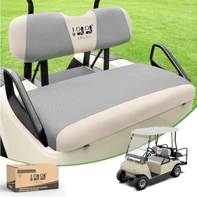 10L0L front EZGO TXT/RXV seat cover in gray beige for universal fit
