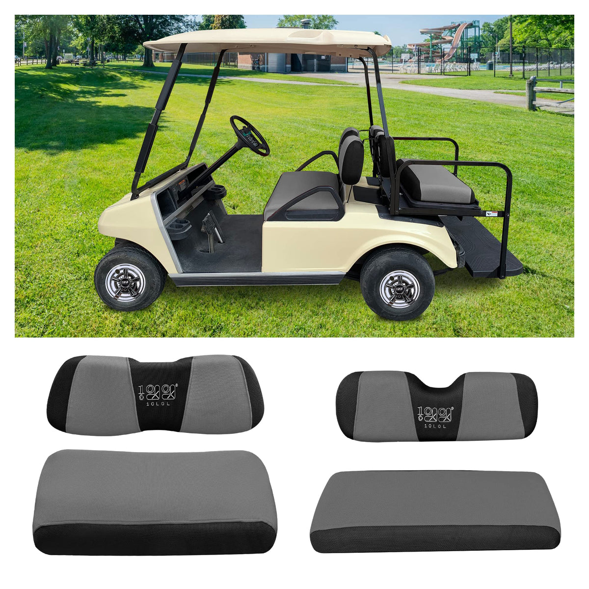 10L0L grey color matches most golf carts