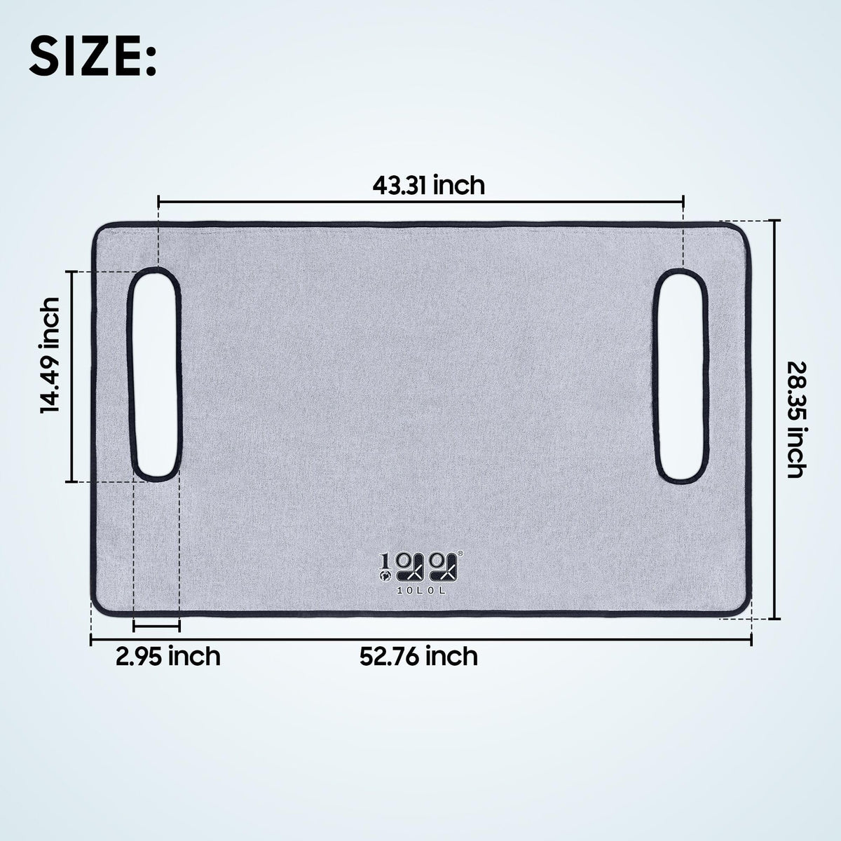 10L0L non-slip bottom prevents shifting for stable seating
