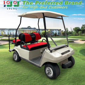 10L0L rear XS seat cover preserves EZGO RXV TXT upholstery and resists spills