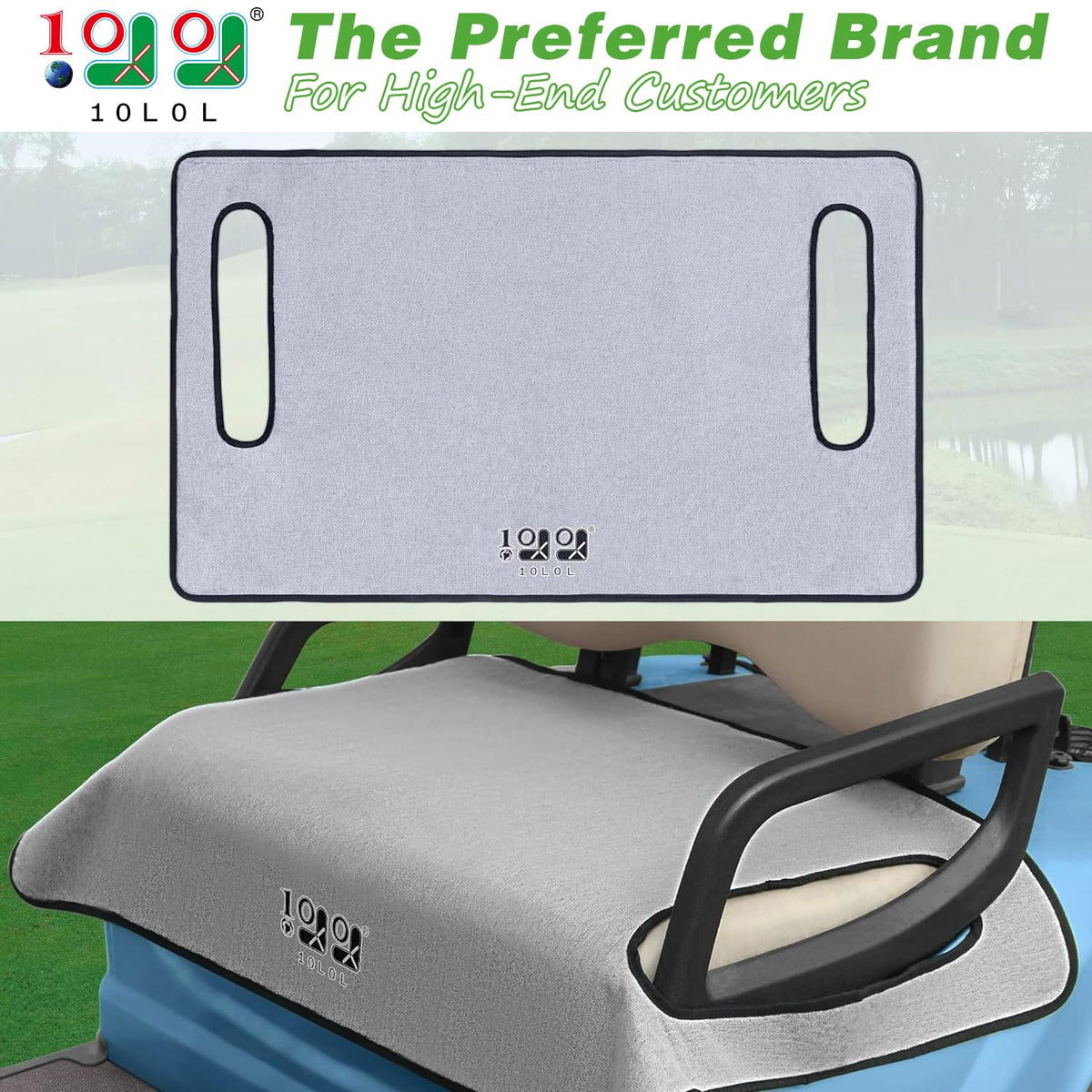 10L0L two-person seat cover with armrests keeps passengers comfortable