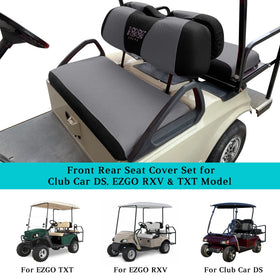 10L0L golf cart seat cover two-tone design adds style and durability