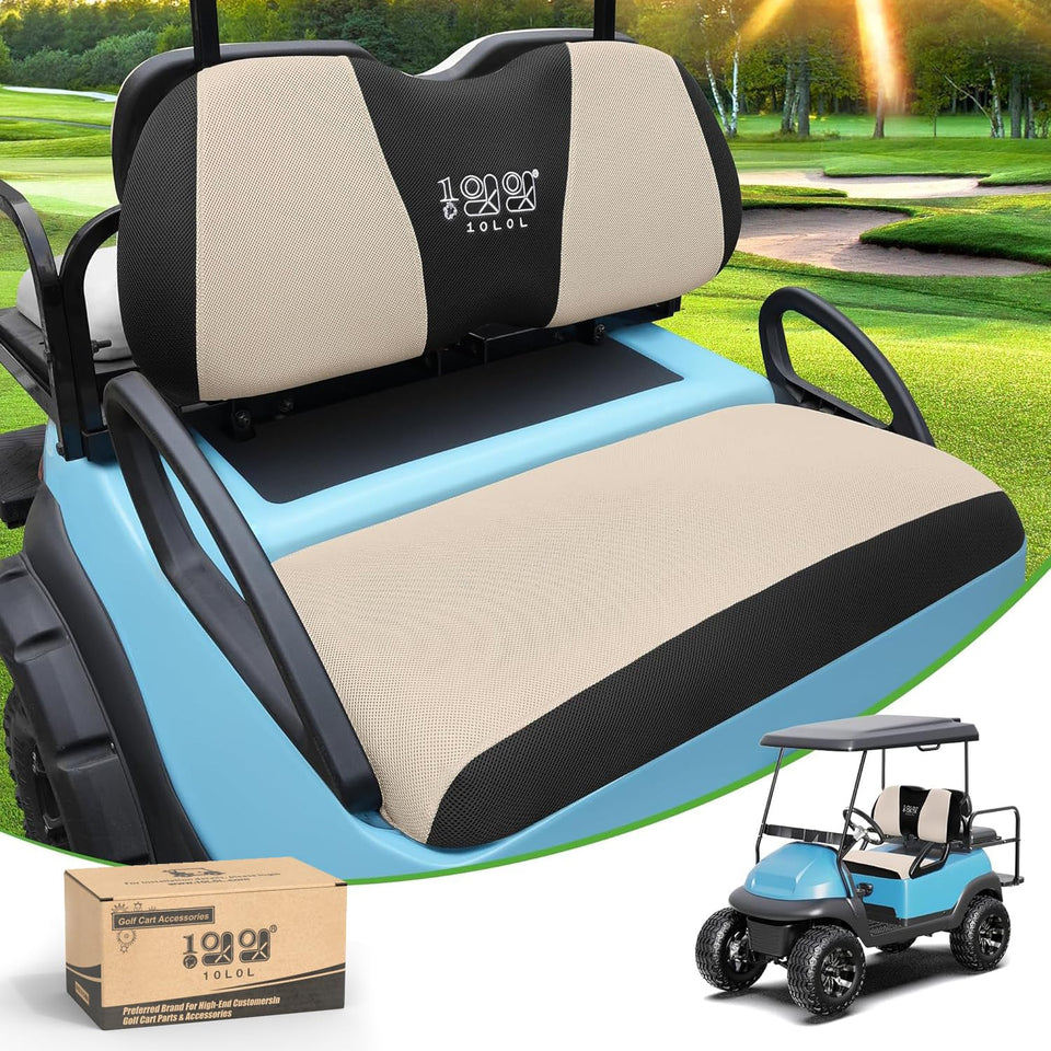 10L0L golf cart seat cover for Yamaha G29 Drive2 front seat shields heat and wear.