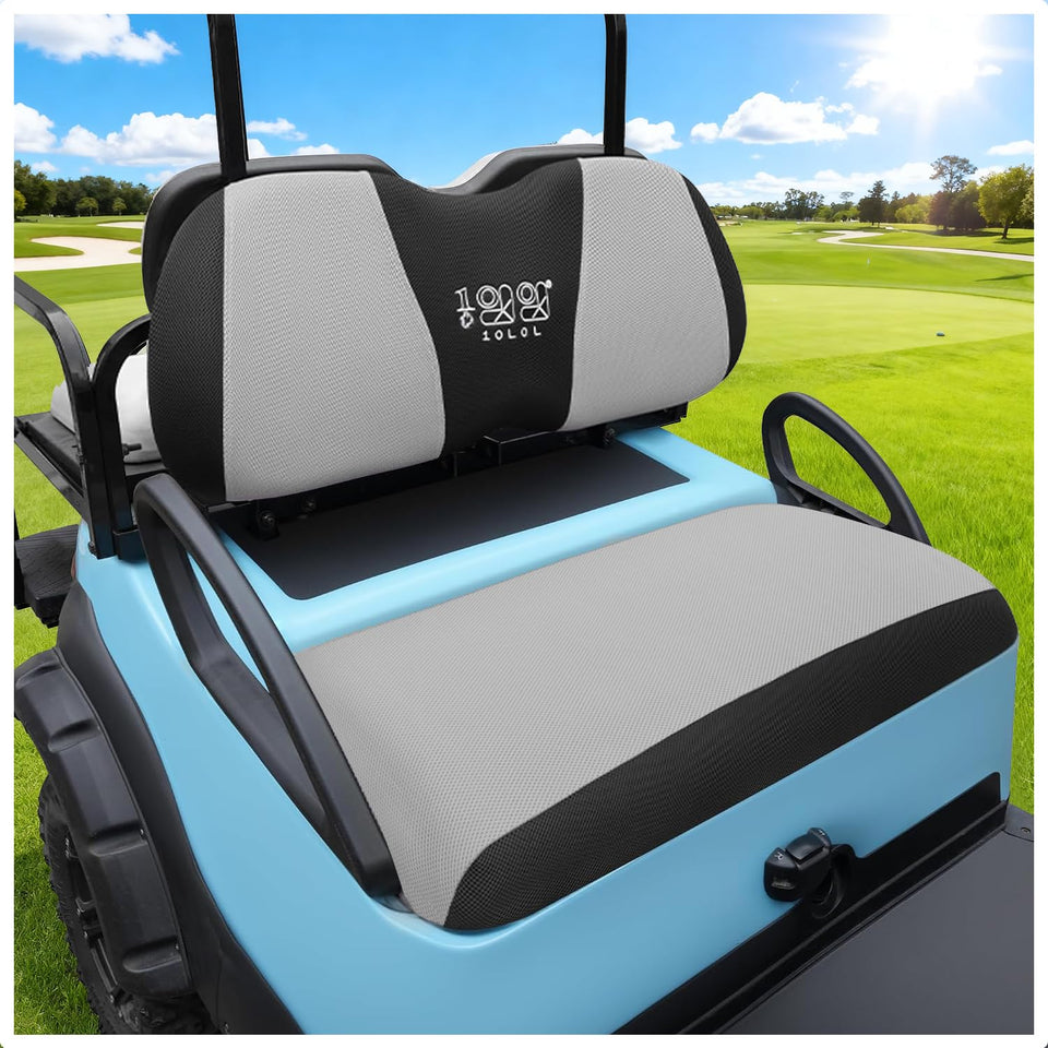 10L0L golf cart seat cover for Yamaha G29 Drive2 front seat enhances season-round comfort