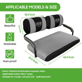 Machine washable design simplifies cleanup after rides on the go.