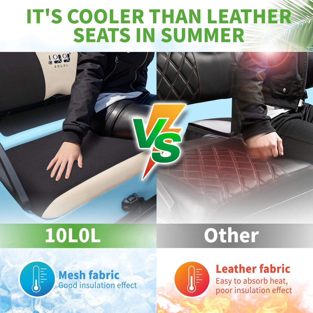 10L0L front seat cover for Tempo provides all-season comfort