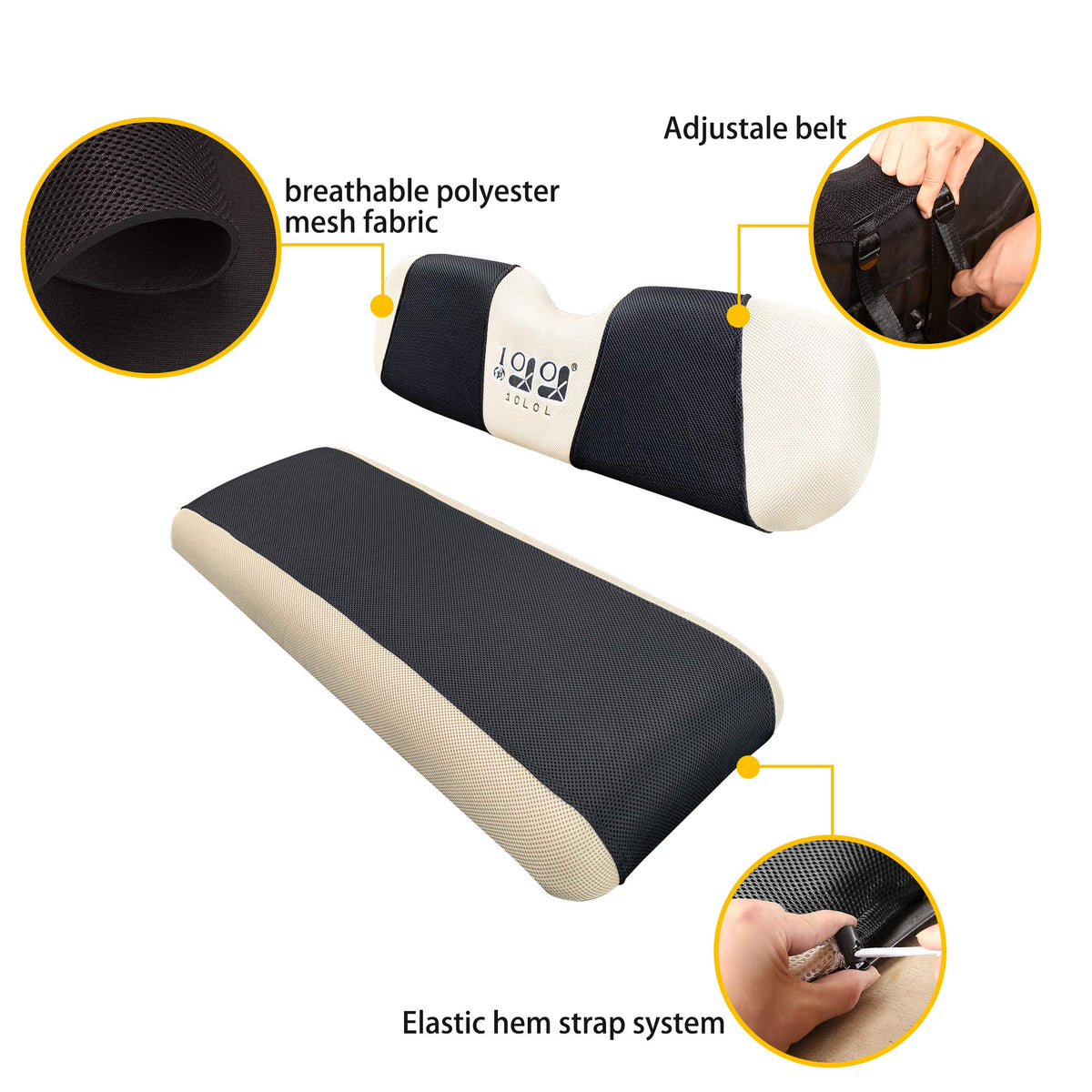 10L0L golf cart seat cover is machine washable for easy care.