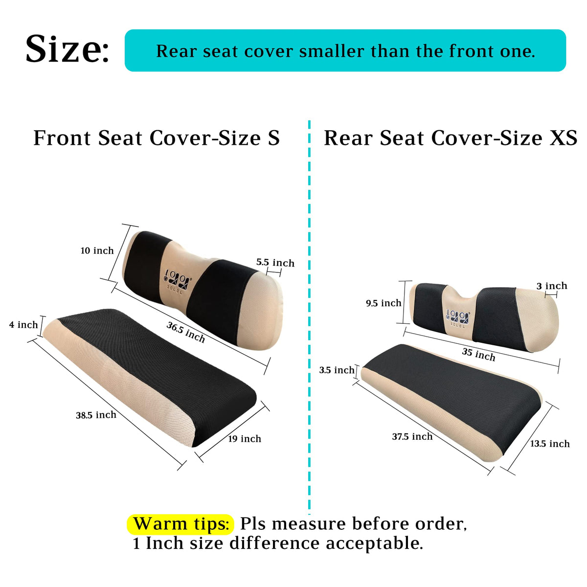 10L0L golf cart seat renewal protects and refreshes the interior.