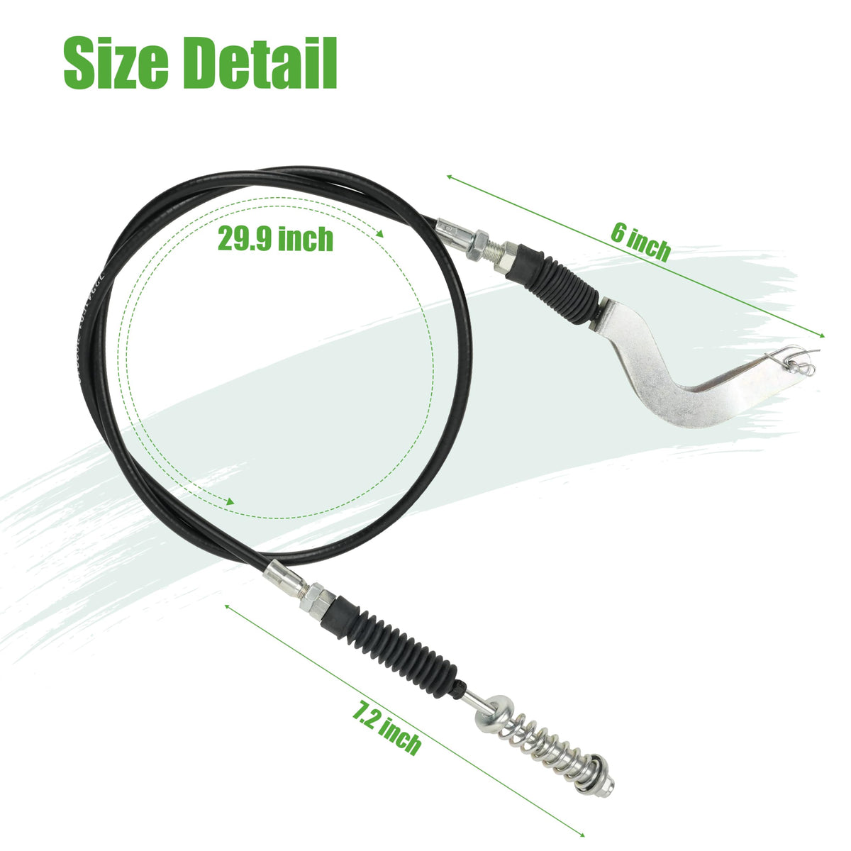 Two-pack 10L0L golf cart shift cables for easy maintenance