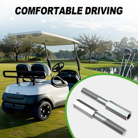 10L0L golf cart shock extension rod kit lifted suspension is clearly visible.