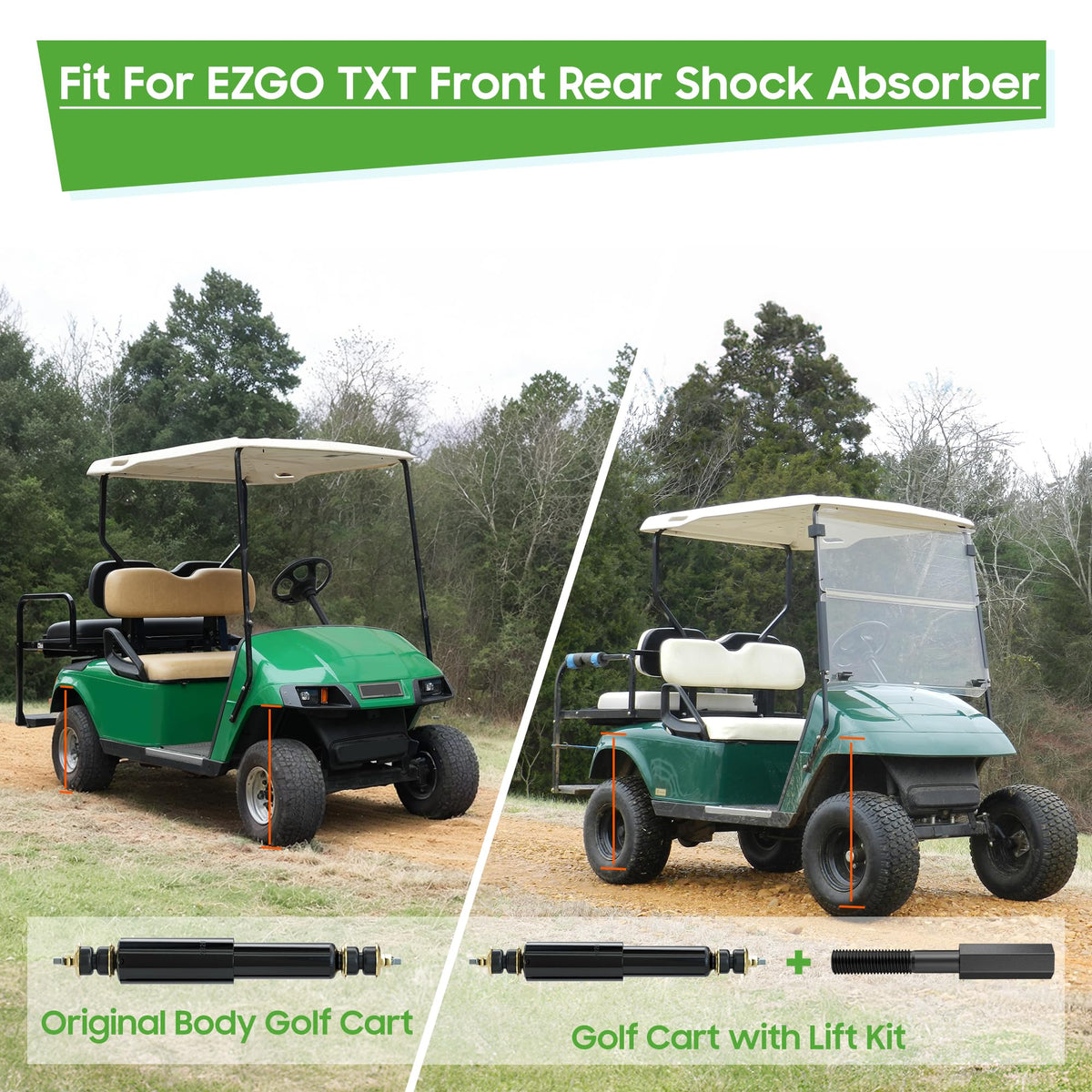 10L0L extension rod on rear shock improves ride stability on rough terrain
