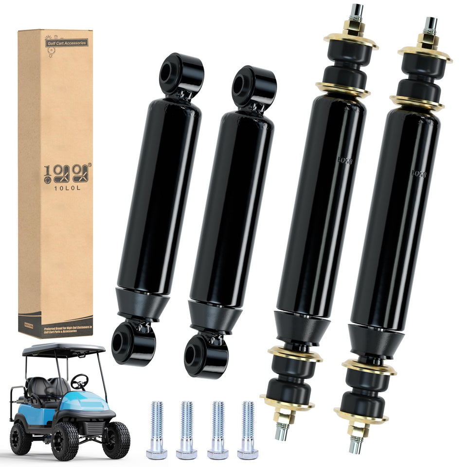 10L0L golf cart shocks front absorber kit improves front suspension on Club Car
