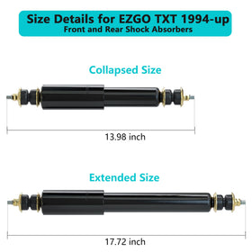 10L0L lift-compatible shocks help verify clearance for lifted carts
