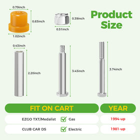 10L0L shoulder lock nuts lasting hardware for tight assemblies