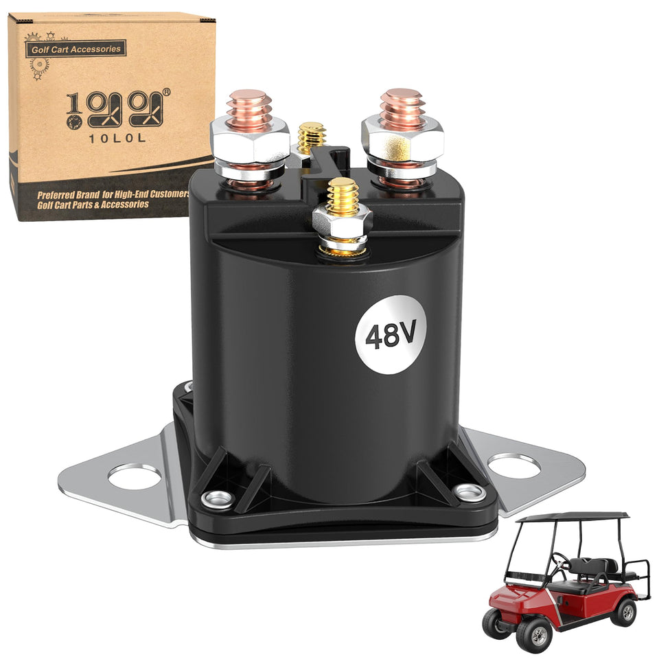 10L0L Golf Cart solenoid 101807001 OEM replacement for Club Car DS reliability.