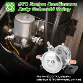 10L0L Golf Cart Solenoid 36V durability test image built for varied weather