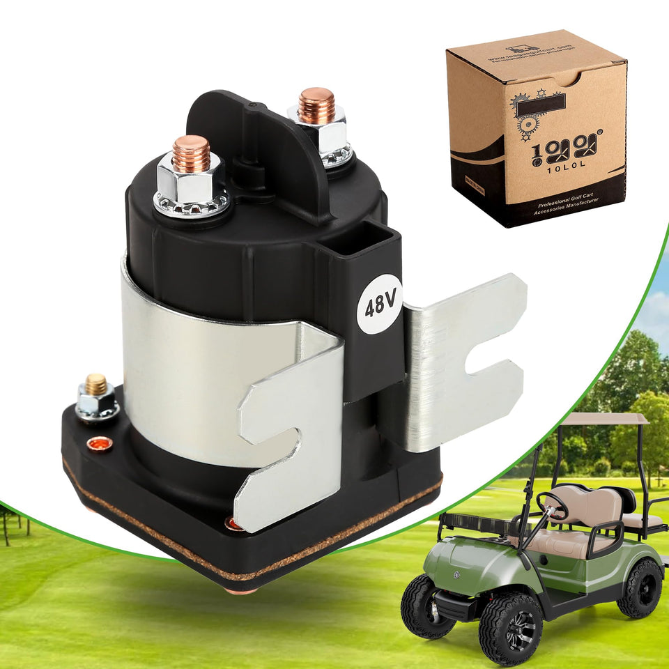 10L0L Golf Cart solenoid with copper coil contacts for reliable power transfer