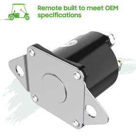 10L0L golf cart solenoid in use demonstrates durability during practical rides.