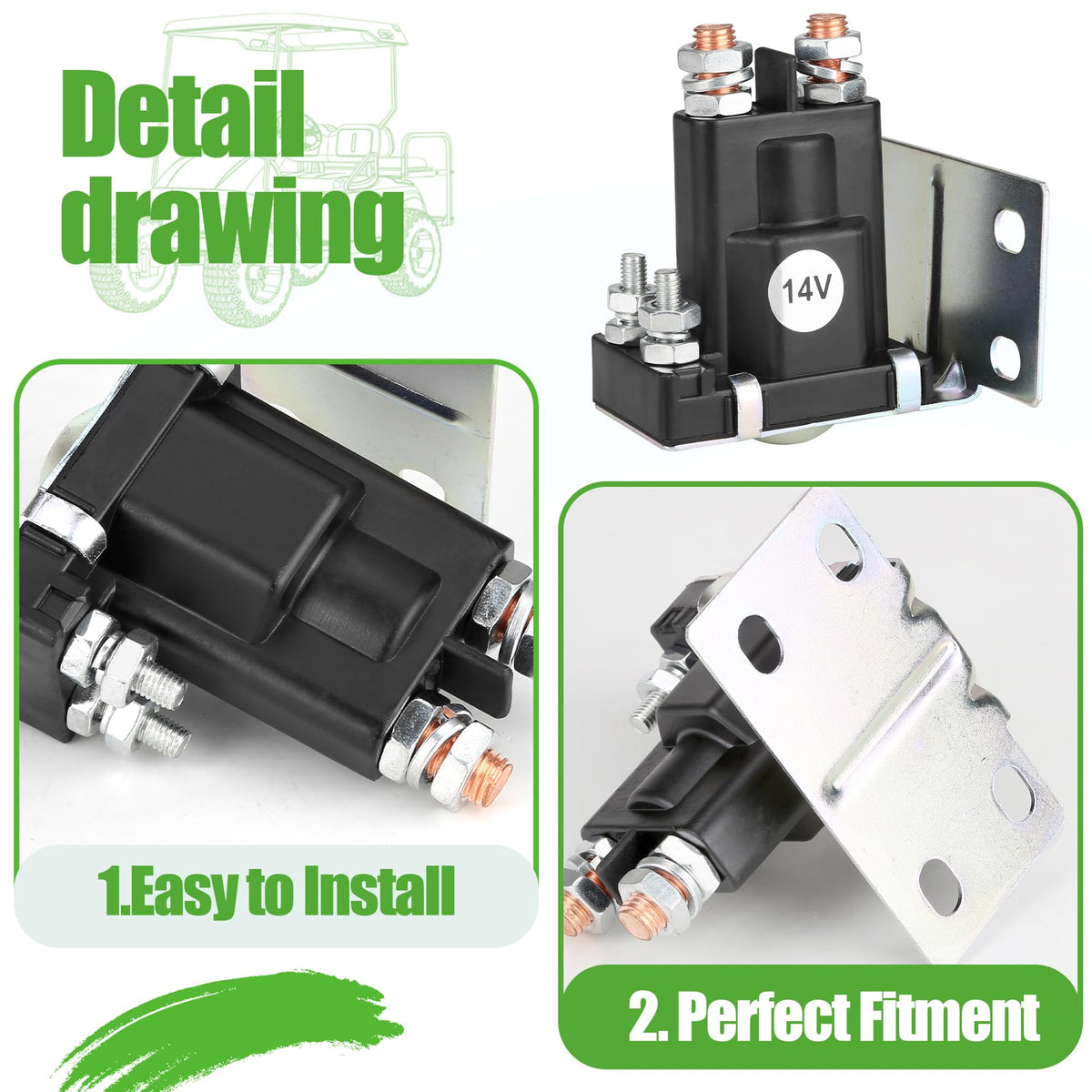 10L0L solenoid with hardware packaging ready for simple installation.