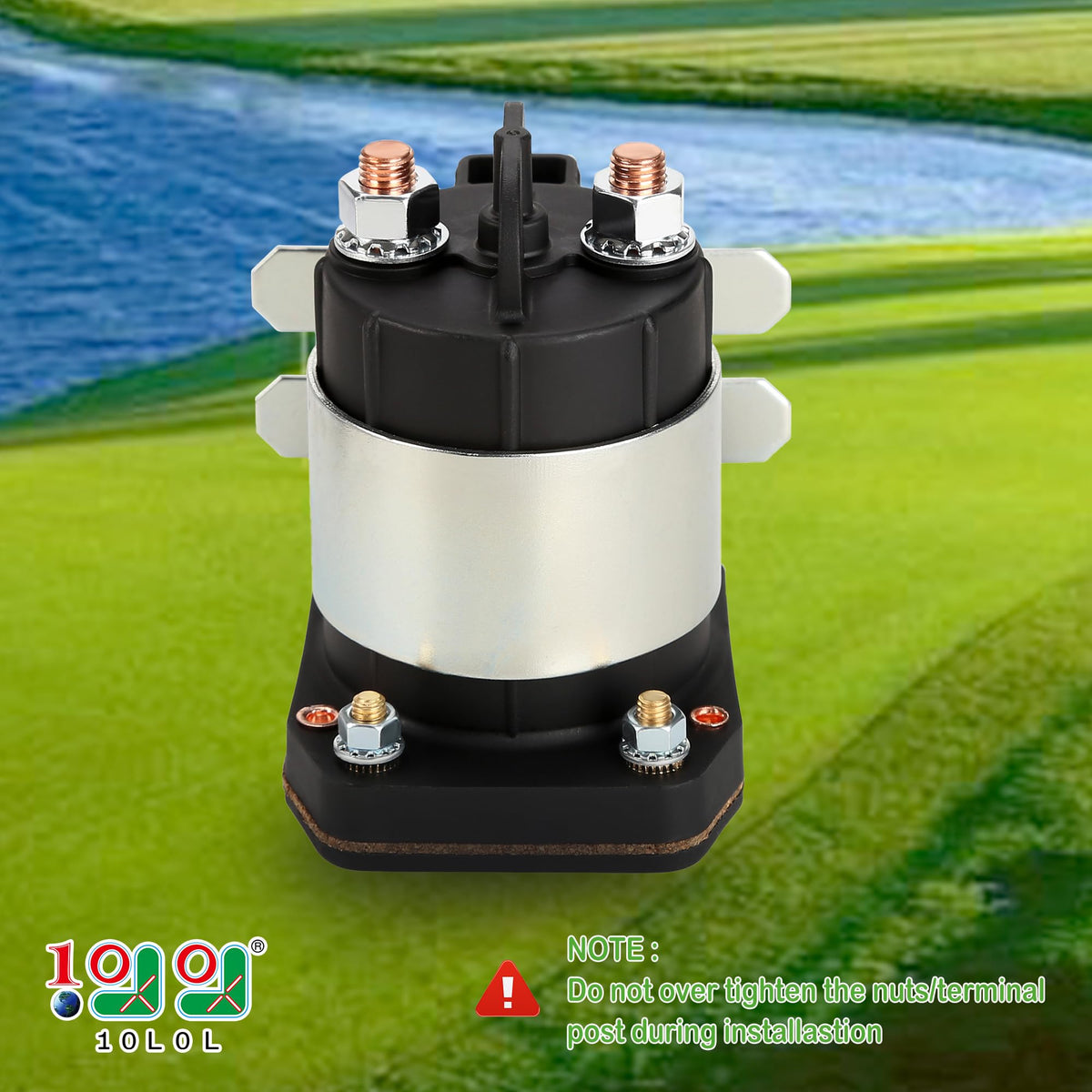 10L0L Golf Cart solenoid waterproof shell protects internal components