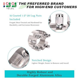 10L0L 4x4 bolt pattern spacers for EZGO carts, improved handling