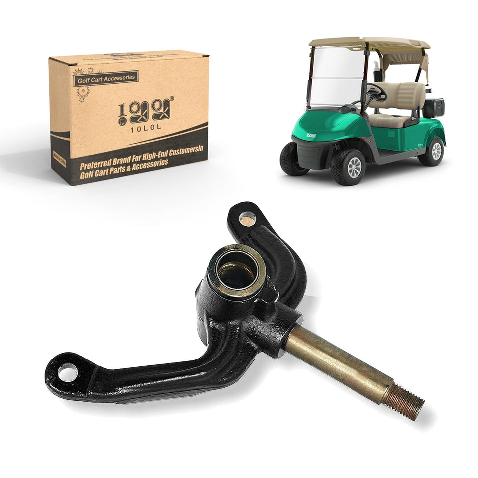 10L0L golf cart spindle passenger side image shows improved front-end stability.