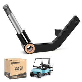 10L0L passenger-side spindle for Club Car DS shows precise fit and bronze bushing