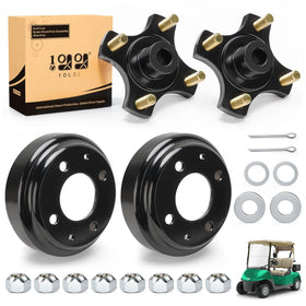 10L0L split brake drum close-up shows durable construction for EZGO TXT