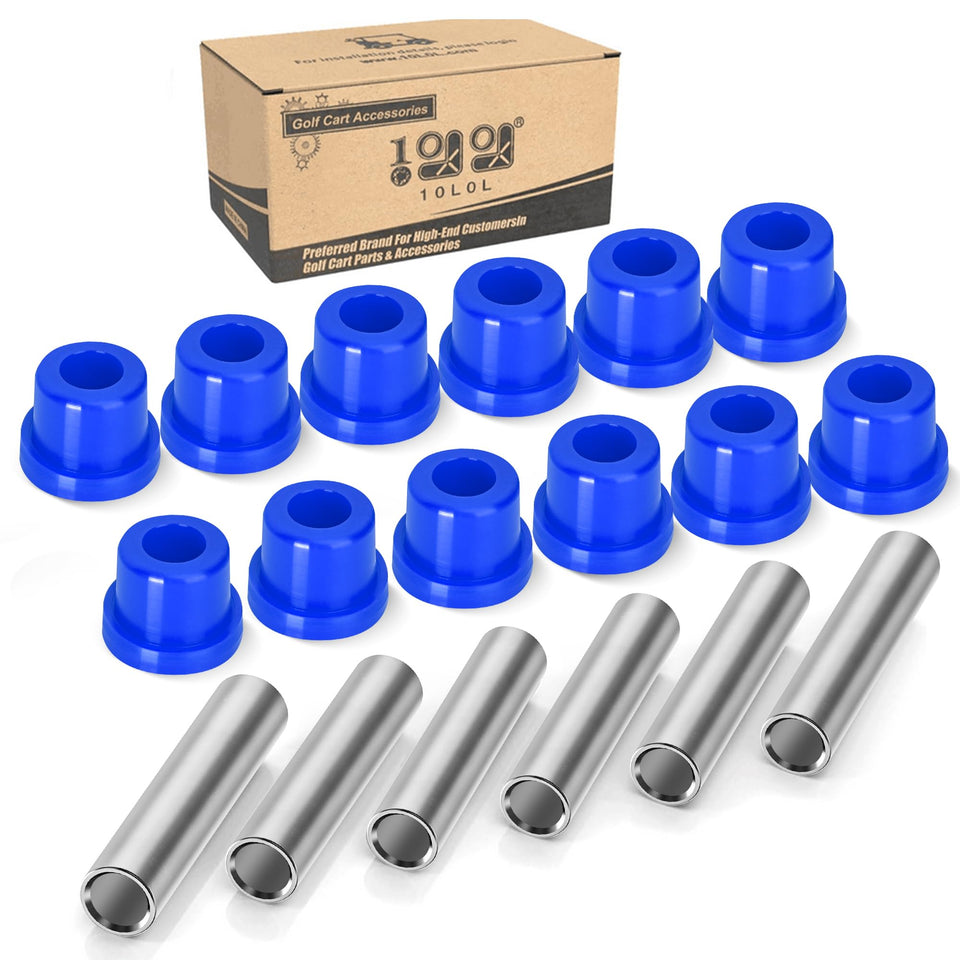 10L0L EZGO TXT rear suspension bushing kit improves ride consistency.