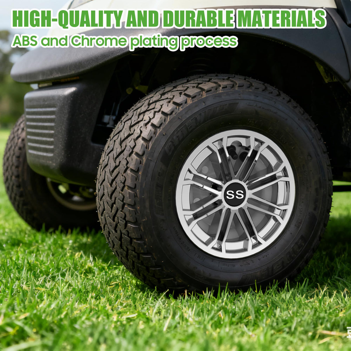 10L0L Yamaha 8in wheel covers deliver premium look and durability