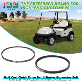 10L0L starter belt for Club Car FE290 FE350 engines reliability