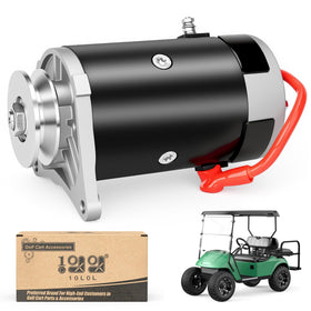 10L0L golf cart starter for EZ-GO TXT front view, plug-and-play compatibility.