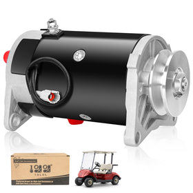 10L0L golf cart starter generator front view with direct bolt-on fit