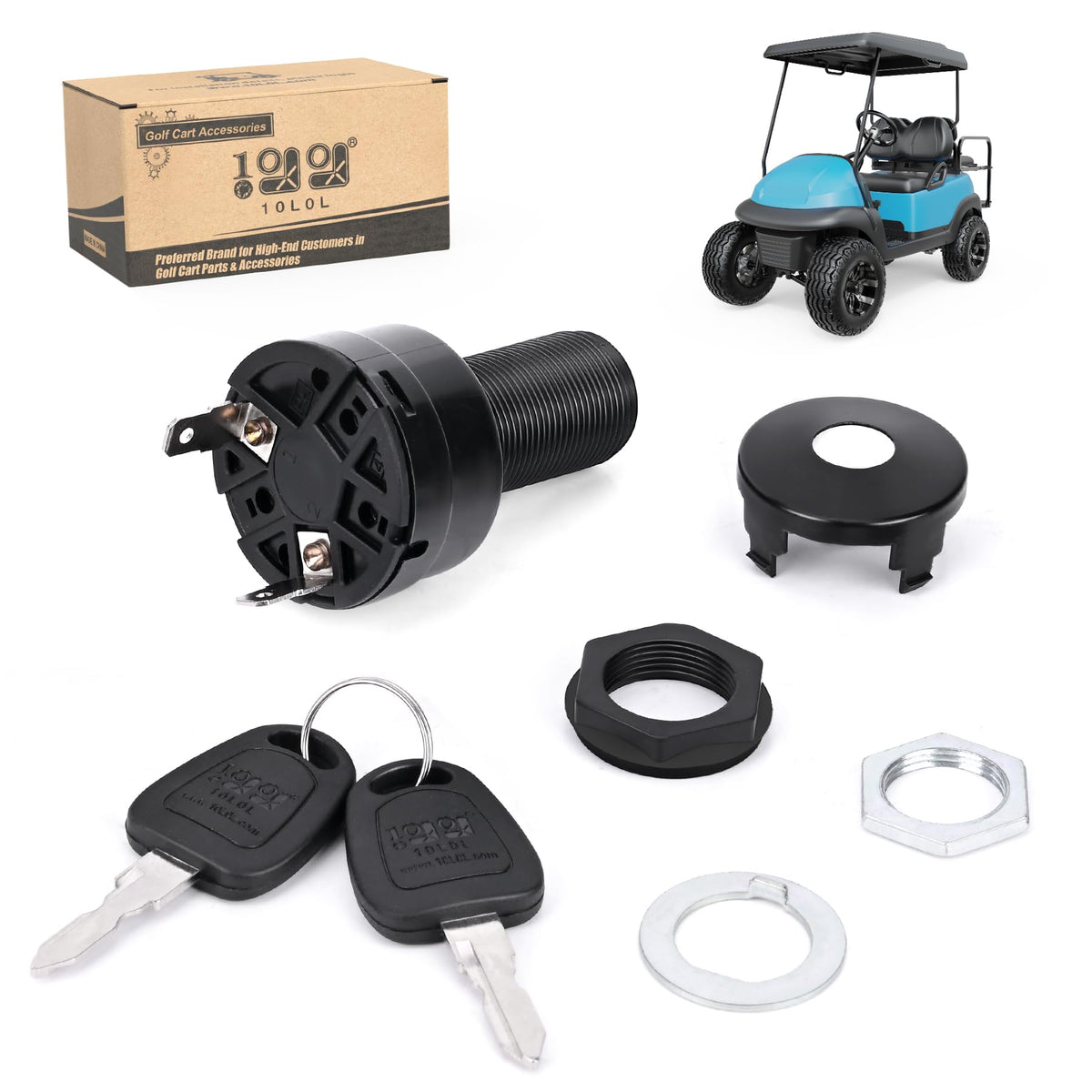 10L0L golf cart starter ignition switch ready for quick replacement