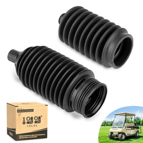 10L0L long driver-side steering bellows protects Club Car DS steering gear.