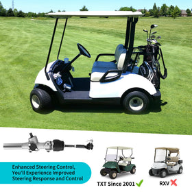 10L0L Golf Cart Steering Gear Box Assembly in use demonstrates responsive handling on course.