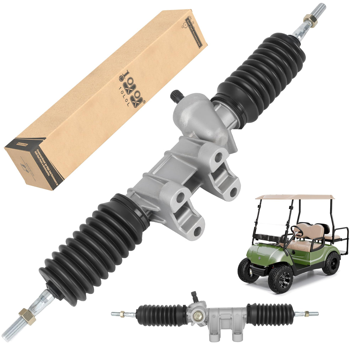 10L0L Golf Cart Steering Gear Box for Yamaha G29; OEM replacement for smooth steering.