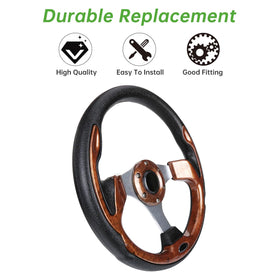 10L0L golf cart steering wheel Club Car DS compatibility upgrade