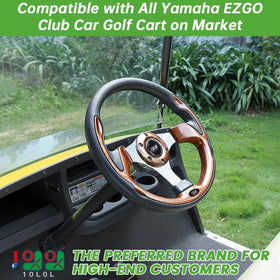 10L0L steering wheel EZGO RXV TXT compatibility enhances driving comfort