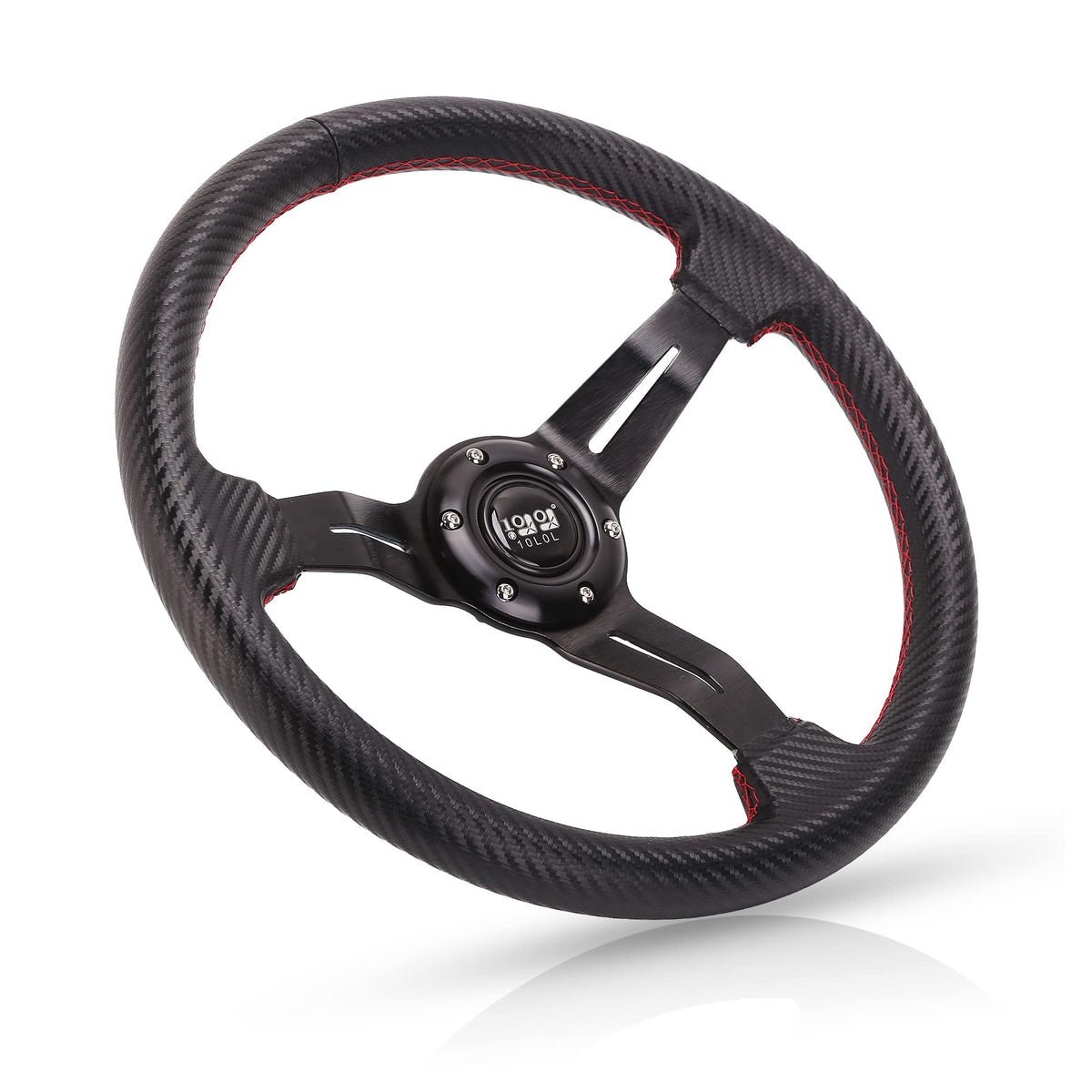 10L0L Golf Cart Steering Wheel universal fit close-up showing compatibility