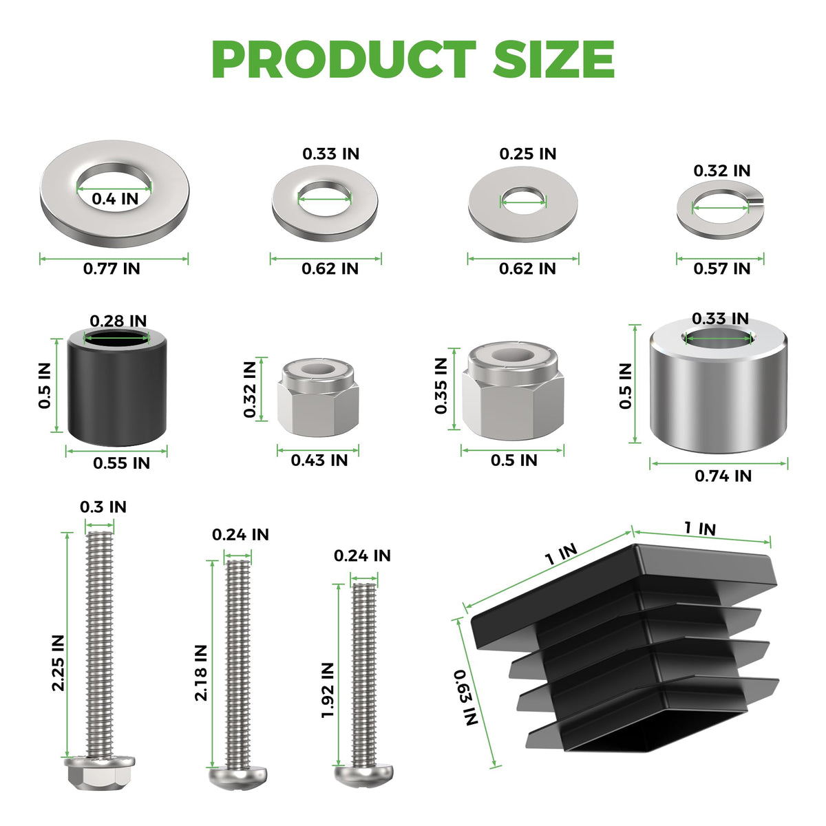 10L0L Suntop 58-piece set covers all installation hardware