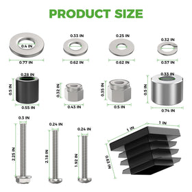 10L0L Suntop 58-piece set covers all installation hardware