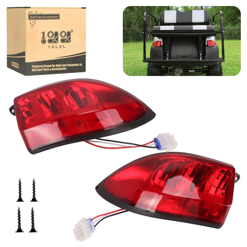 10L0L golf cart tail light driver rear shines for nighttime visibility