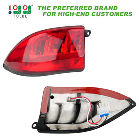 10L0L golf cart tail light left for Club Car Precedent improves conspicuity on dim roads