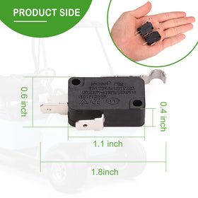 Tempo-friendly 10L0L micro switch designed for modern golf carts.