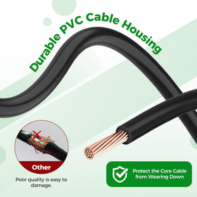 10L0L wear-resistant wire section emphasizing durability for outdoor use