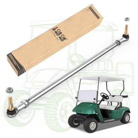10L0L Golf Cart Tie Rod Assembly side view for EZGO TXT PDS.