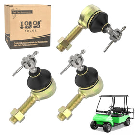 10L0L golf cart tie rod end kit for Club Car DS demonstrating improved steering precision