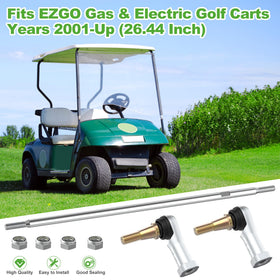 Right-hand tie rod end on 10L0L Golf Cart assembly.