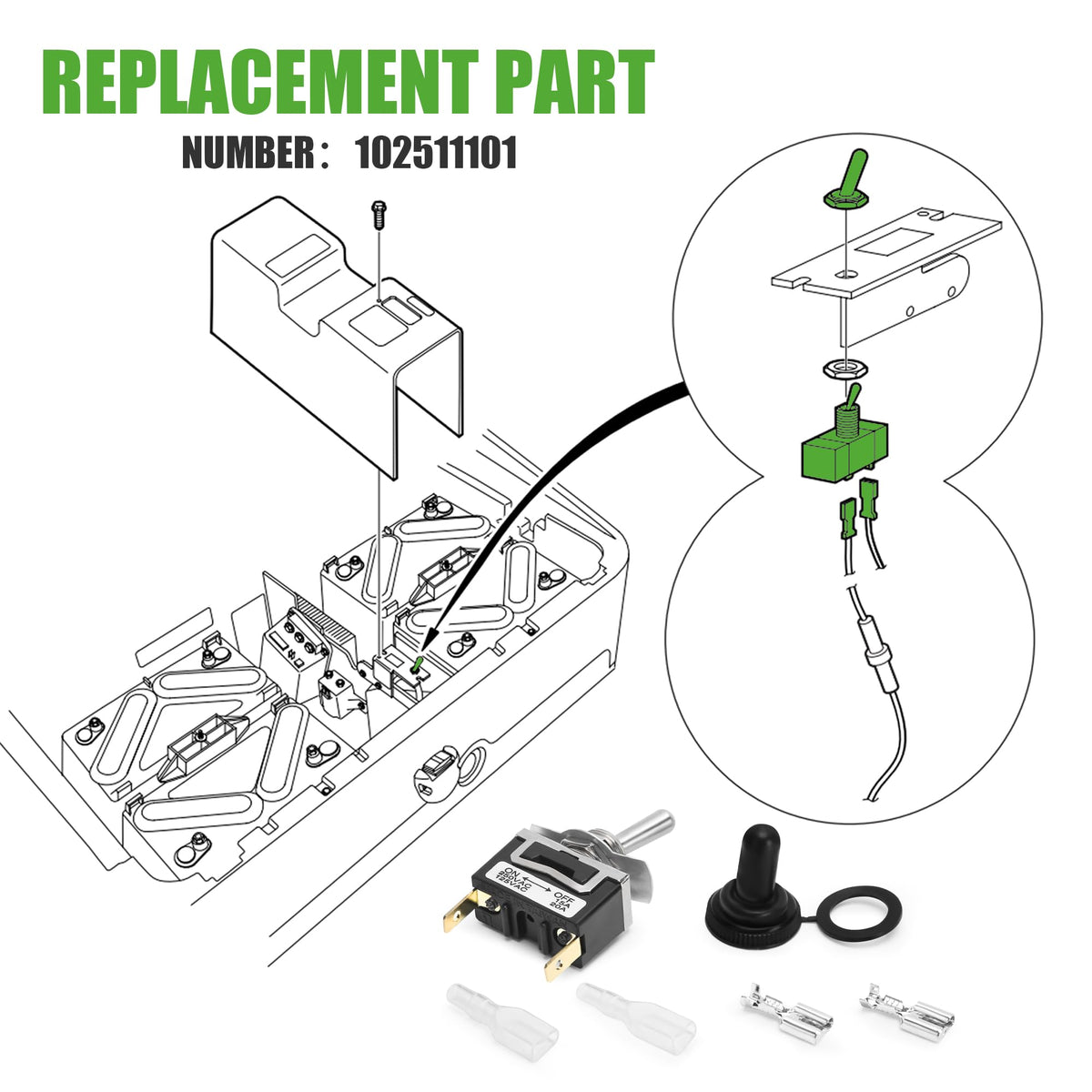 10L0L Tow Switch warranty and support included